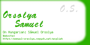 orsolya samuel business card